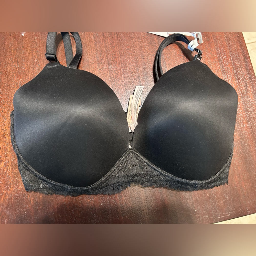 Victoria's Secret Black Satin Bra